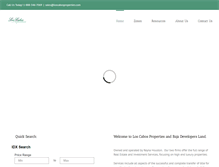 Tablet Screenshot of loscabosproperties.com